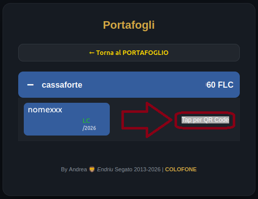 Step 6 – TAP PER QR-CODE